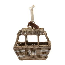 Zawieszka Rattanowy Wagonik Narciarski  Ski Lift  Riviera Maison