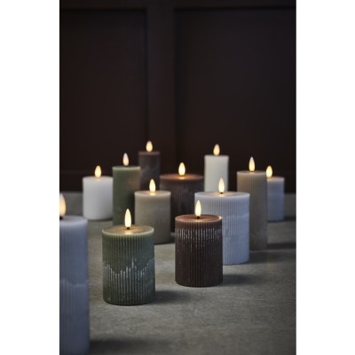 Świece Biała Led Lillia Lene Bjerre Wys. 15cm 3