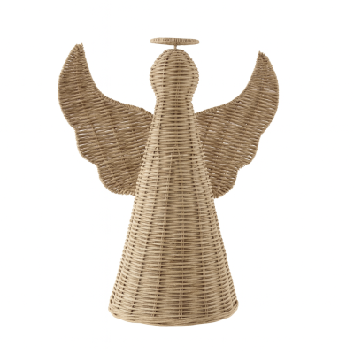 Dekoracja Rattanowy Anioł Wys. 43cm