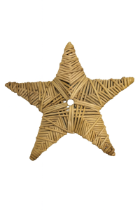 Zawieszka Choinkowa Gwiazdka Rattanowa Star XXL 54cm