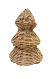 Dekoracja Rattanowa Choinka Christmas Tree Wys. 25cm
