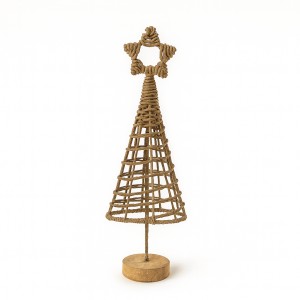 Dekoracja Rattanowa Choinka Star II 35cm