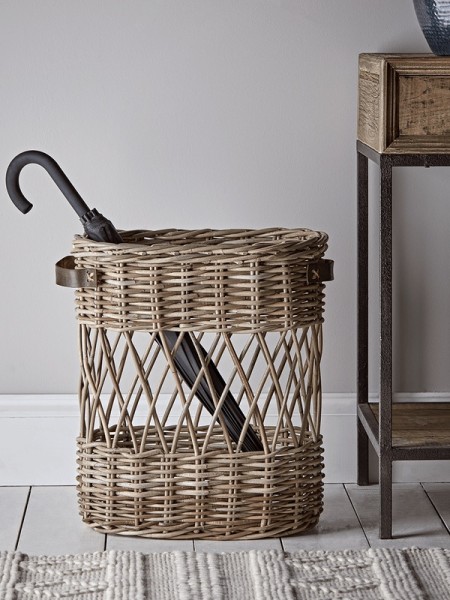 Rattanowy Kosz  na Parasole Wys.49cm