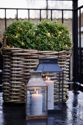 Latarnia Signe Czarna Lene Bjerre Wys. 38,5cm 3