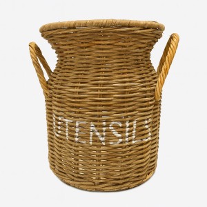 Rattanowy Pojemnik Utensils Wys.22cm