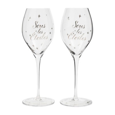 Zestaw Dwóch Kieliszków do Szampana Sous Les Étoiles Riviera Maison