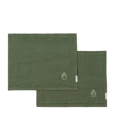 Komplet 2 Zielonych Podkładek na Stół Woodlands Tree Riviera Maison 2