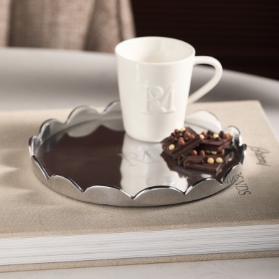 Niklowana Tacka Srebrna Beverly Mini Tray Riviera Maison 2