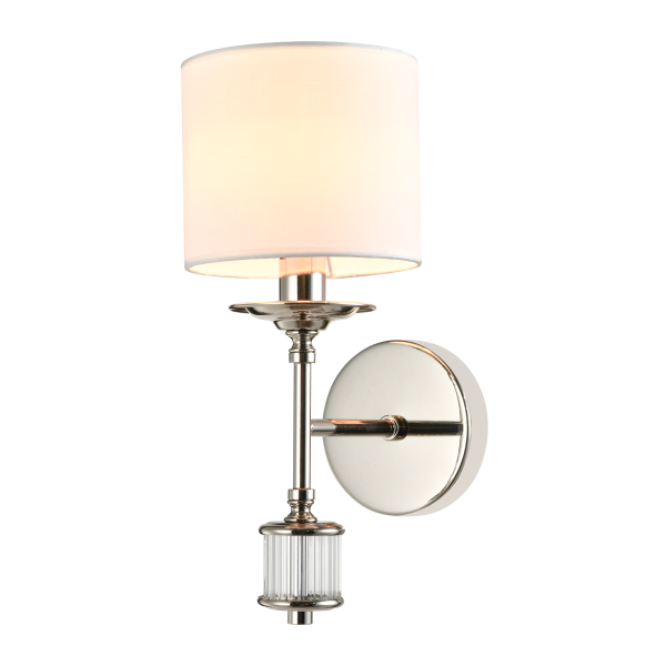 Kinkiet Sutton Srebrny Nikiel