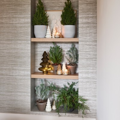Ceramiczna Choinka LED Winter Garden Tree Biała S  Riviera Maison 9