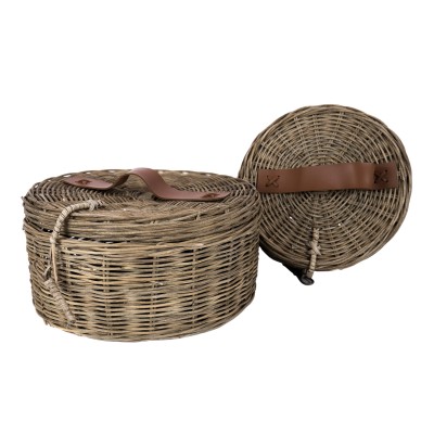 Zestaw Dwóch Koszy Rattanowych Dolce  3