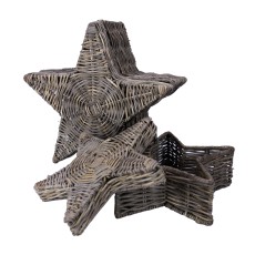 Zestaw Dwóch  Szkatułek Rattanowych Star