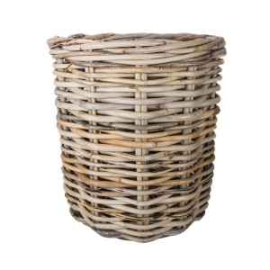 Wysoki Okragły Kosz Rattanowy Mira Wys. 50cm
