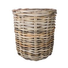 Wysoki Okragły Kosz Rattanowy Mira Wys. 80cm