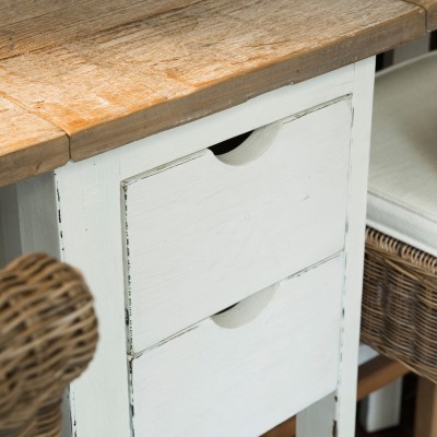 Stół Barowy Rozkladany Wooster Street Bar Table 50/180x80 Riviera Maison 7