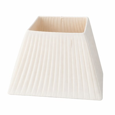 Abażur Kremowy Plisowany Royal 25x25x21cm