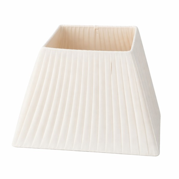 Abażur Kremowy Plisowany Royal 25x25x21cm