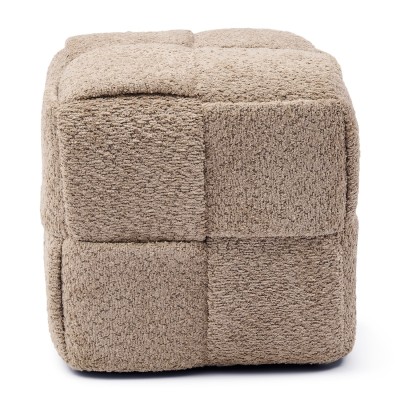 Puf Qbic Stool 40x45 Soft Walnut Riviera Maison 2