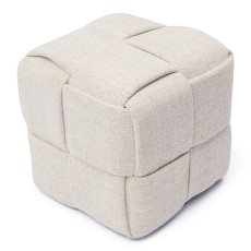 Puf Qbic Stool 40x45 Ant White Riviera Maison