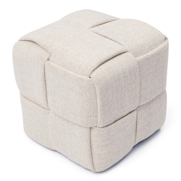 Puf Qbic Stool 40x45 Ant White Riviera Maison