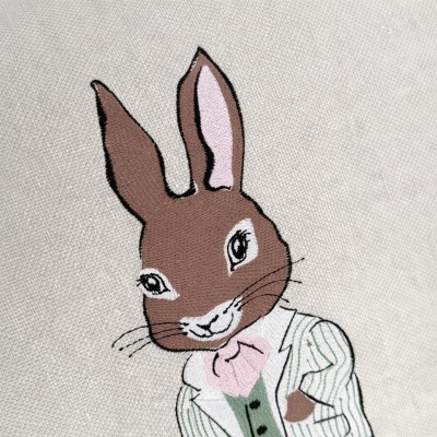 Poduszka Haftowana Dekoracyjna Bunny Boy 3
