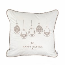 Poduszka Haftowana Dekoracyjna Eastern Eggs- Różne Kolory Tkanin 