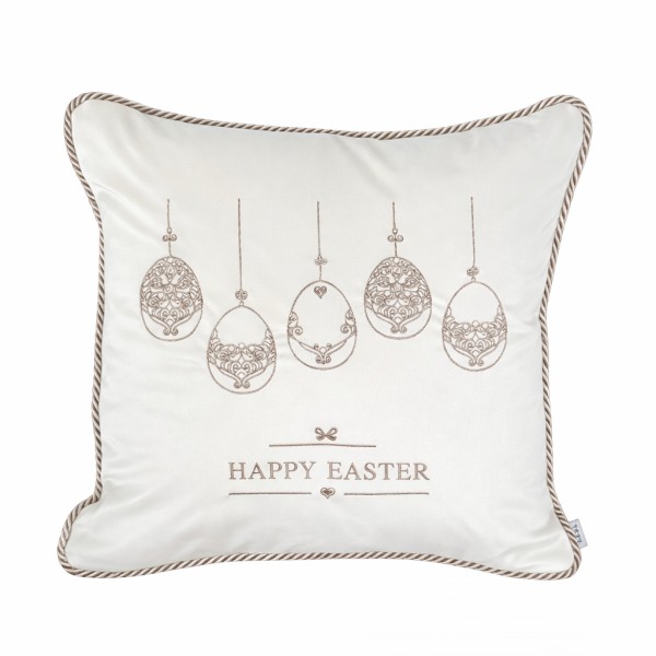 Poduszka Haftowana Dekoracyjna Eastern Eggs- Różne Kolory Tkanin 