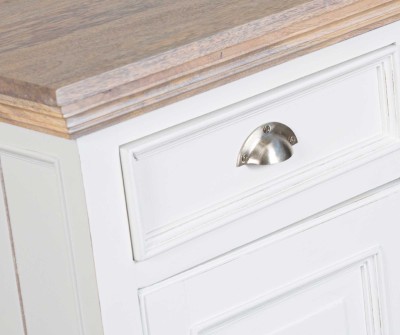 Szafka Nocna w Stylu Hamptons Lewa Bristol 50x40x70cm 4