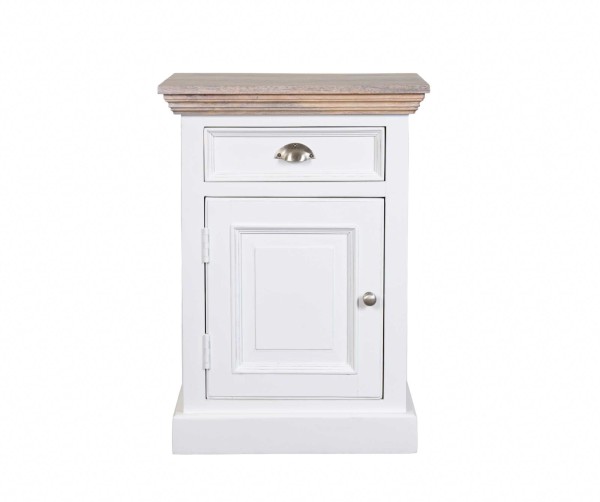 Szafka Nocna w Stylu Hamptons Lewa Bristol 50x40x70cm