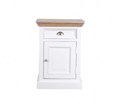 Szafka Nocna w Stylu Hamptons Prawa Bristol 50x40x70cm