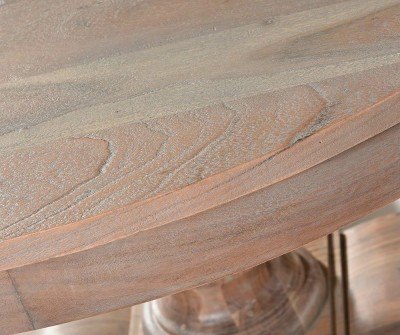 Okrągły Stół z Drewna Bristol 130x130x78cm 3