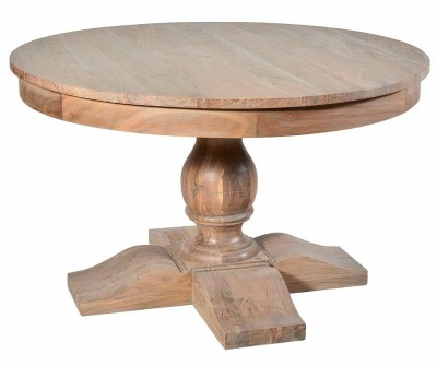 Okrągły Stół z Drewna Bristol 130x130x78cm 2