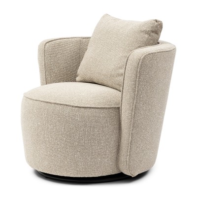 Fotel Obrotowy Cipriani Swivel AC Dune Sand Riviera Maison 3