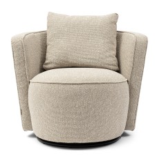 Fotel Obrotowy Cipriani Swivel AC Dune Sand Riviera Maison