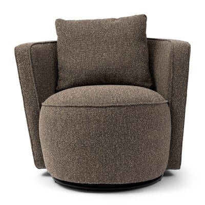 Fotel Obrotowy Cipriani Swivel AC Lush Brown Riviera Maison