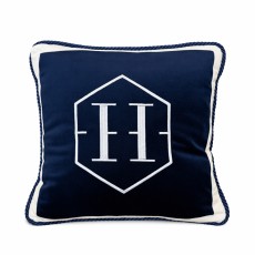 Poduszka Haftowana Dekoracyjna Monogram - Różne Kolory Tkanin