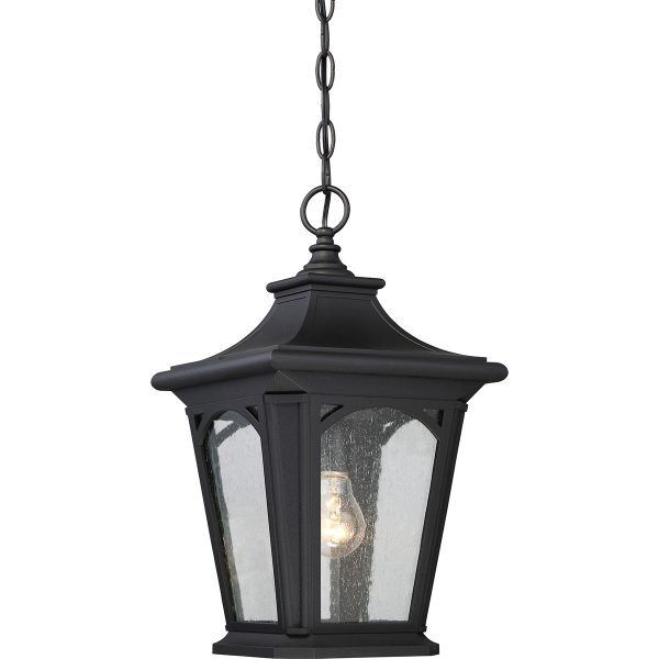 Lampa Wisząca, Zewnętrzna Begley Czarna 17,8x31,4cm
