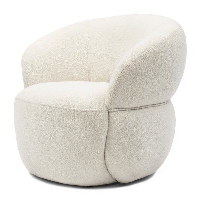 Fotel Obrotowy San Remo Simply White Riviera Maison 