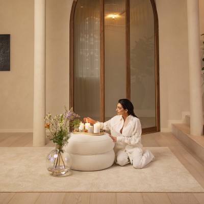 Puf San Remo Simply White Riviera Maison 10