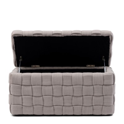 Puf/Ławka Z Pojemnikiem Room 48 Linen 90x40cm Riviera Maison 6