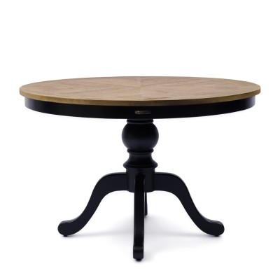 Okragły Stół Le Marais Czarny Riviera Maison Śr. 120cm