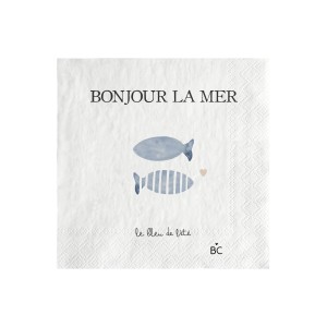 Serwetki Papierowe Bonjour LaMer Blue 20 szt Bastion Collection