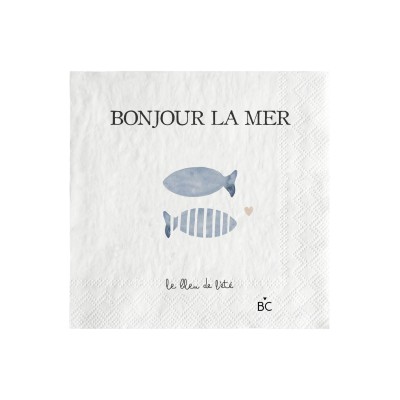 Serwetki Papierowe Bonjour LaMer Blue 20 szt Bastion Collection 2