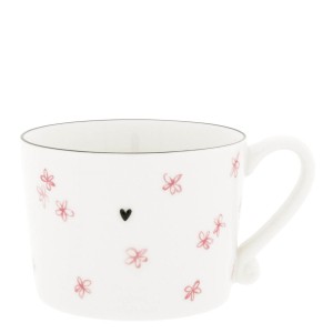 Kubek White/Rose Little Flowers Bastion Collection