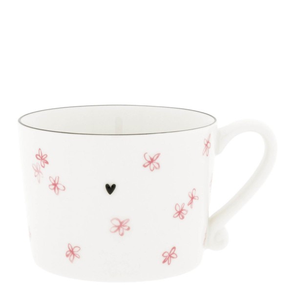 Kubek White/Rose Little Flowers Bastion Collection