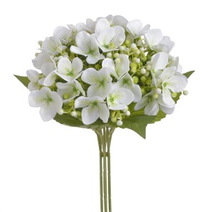 Bukiet Hortensji Białych Wys. 32cm