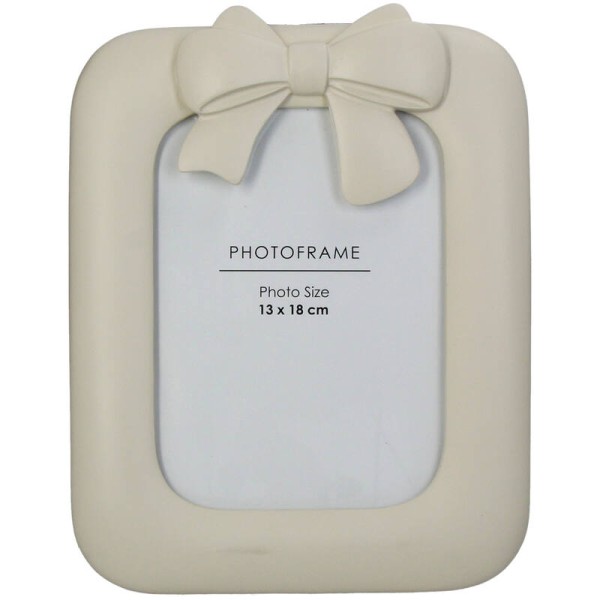 Ramka z Kokardą Kremowa Bow 