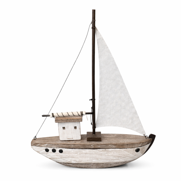 Dekoracja Łódka Sail Natural