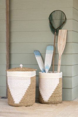 Dekoracyjne Wiosło z Drewna Naturalne  Dł. 110cm 3