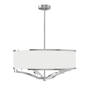 Lampa Sufitowa, Wisząca Gerdo, Chrom, 60x60x30cm Outlet
